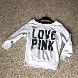 Victoria’s Secret PINK Quarter Sleeve Sweatshirt